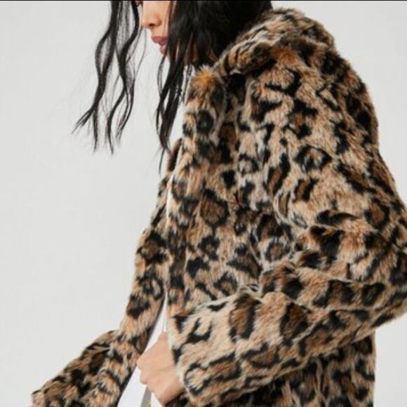 NWT Free People Lola Leopard Blazer / Beige Leopard - Picture 10 of 15